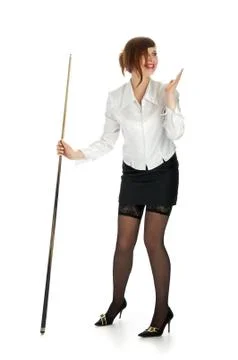 Mischievous brunette Stock Photos