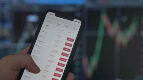 Miserable man looking the bearish downtrend line currency Видео 160668747