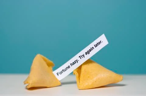 Misfortune cookie Stock-Fotos