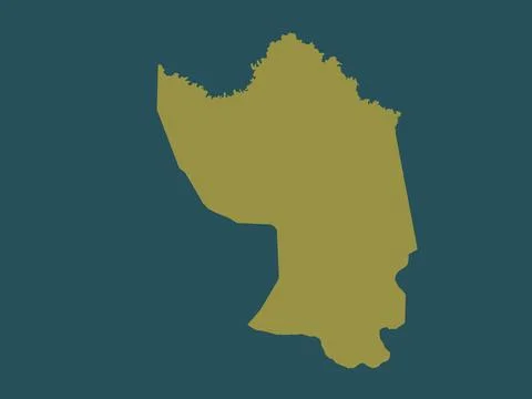 Misiones, Paraguay. Solid color shape 스톡 일러스트