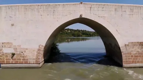 Misis Bridge and Ceyhan River 스톡 동영상 265458197