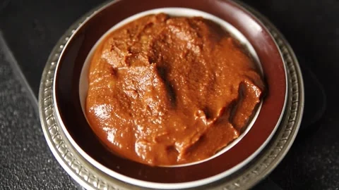 Miso paste spice thick soybean paste for cooking Japanese food Stock Footage 315974320
