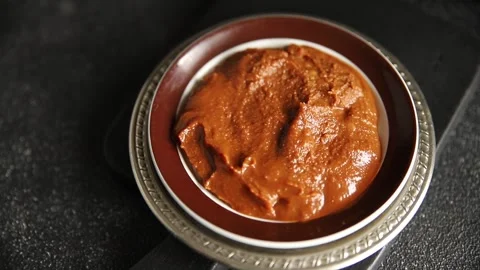 Miso paste spice thick soybean paste for cooking Japanese food Stock Footage 315974333