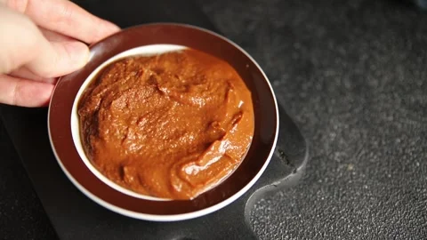 Miso paste spice thick soybean paste for cooking Japanese food Stock Footage 315974334