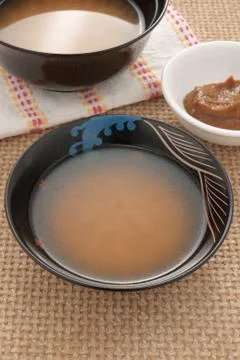 Miso soup Stock Photos