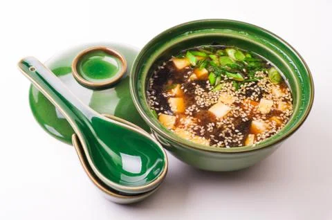 Miso soup 스톡 사진