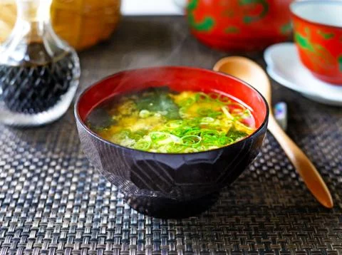 Miso soup Stock Photos