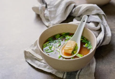 Miso soup Stock Photos