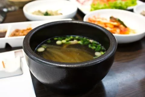 Miso soup3 스톡 사진