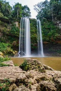 Misol Ha Waterfall in Chiapas Stock Photos
