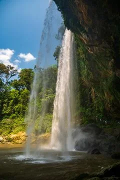 Misol Ha Waterfall in Chiapas Stock Photos