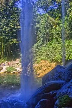 Misol Ha Waterfall Stock Photos