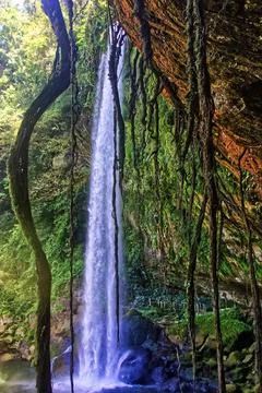 Misol Ha Waterfall Stock Photos