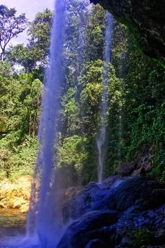 Misol Ha Waterfall Stock Photos