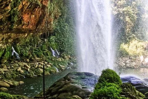 Misol Ha Waterfall Stock Photos