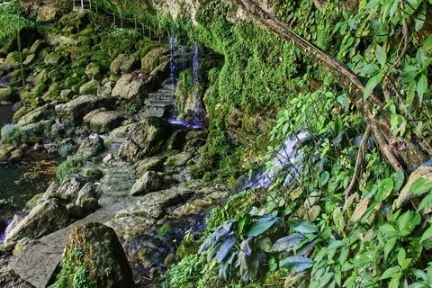 Misol Ha Waterfall Stock Photos