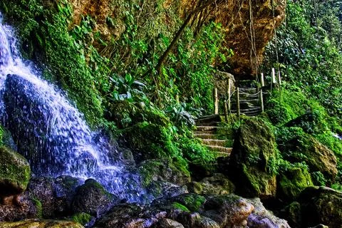Misol Ha Waterfall Stock Photos