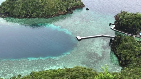 Misool Hidden bay, Raja Ampat, West Papua Video stock 157968915