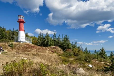 Mispec, Saint John County, NB - CA - Sep 30, 2025 The Cape Spencer Lighthou.. Foto stock