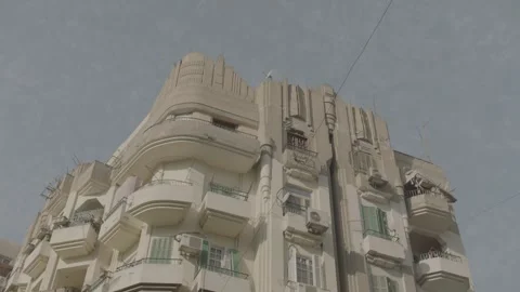 Misr al gadida building total - Cairo ,Egypt 9 Ap 2025 Stock Footage 310255416