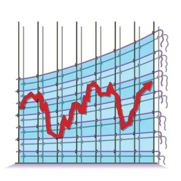 Misrepresented cooked economy Stock Illustration