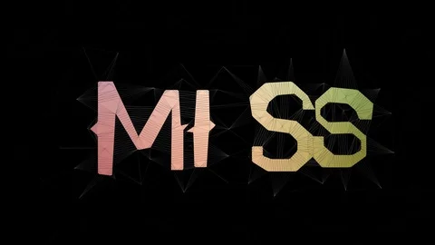 Miss Out Text Morphing Tessellated Looping Polygons Text Morph 動画素材 113868391