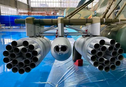 Missile blocks Foto stock