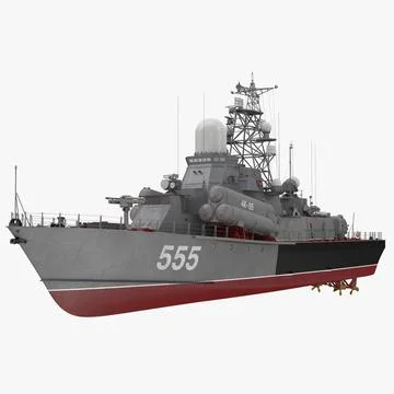 Missile Corvette of the Soviet Navy Nanuchka class Project 1234