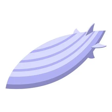 Missile is flying through the air Stock Illustration