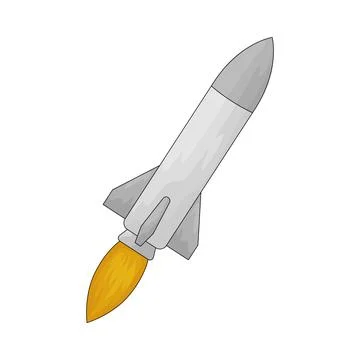 Missile illustration イラスト素材