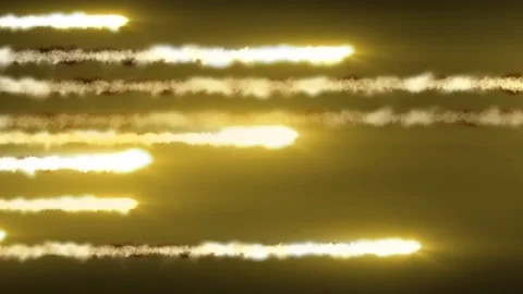 Missile meteor explosion smoke trail Stock Footage 146012999