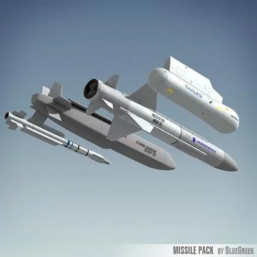 Missile Pack ~ 3D Model ~ Download #91434330 | Pond5