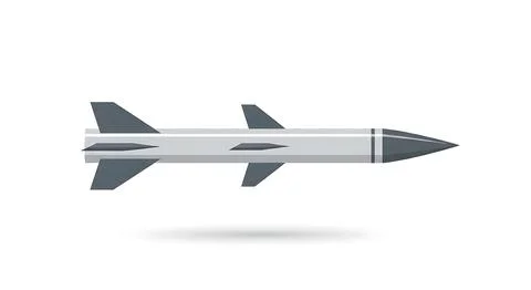 Missile projectile vector art missile projectile vector art missile project.. Stock Illustration