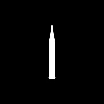 Missile Silhouette Stock Illustration