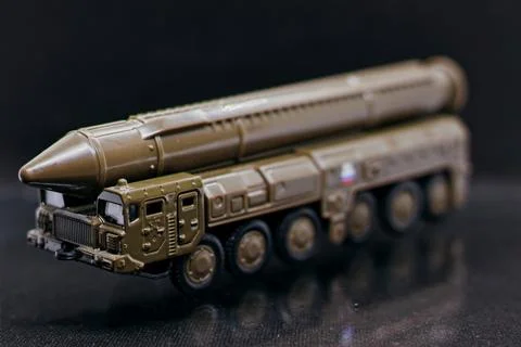 Missile system model Stock Photos