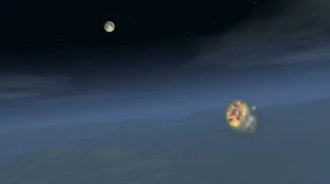 Missile turnaround Stock Footage 541563