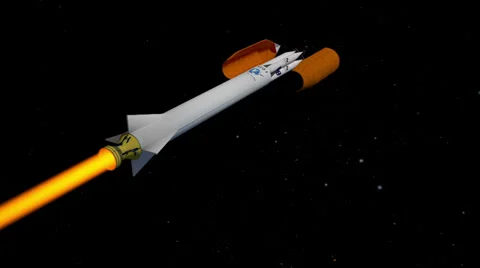 Missile warhead Deployment Stock Footage 36541359