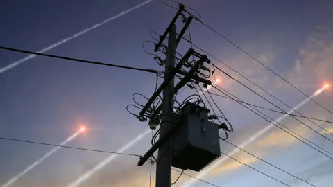 Missiles flying overhead Video stock 159272753