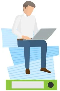 Missing deadline, bad time management. Work in high stress conditions and under Illustrazione stock