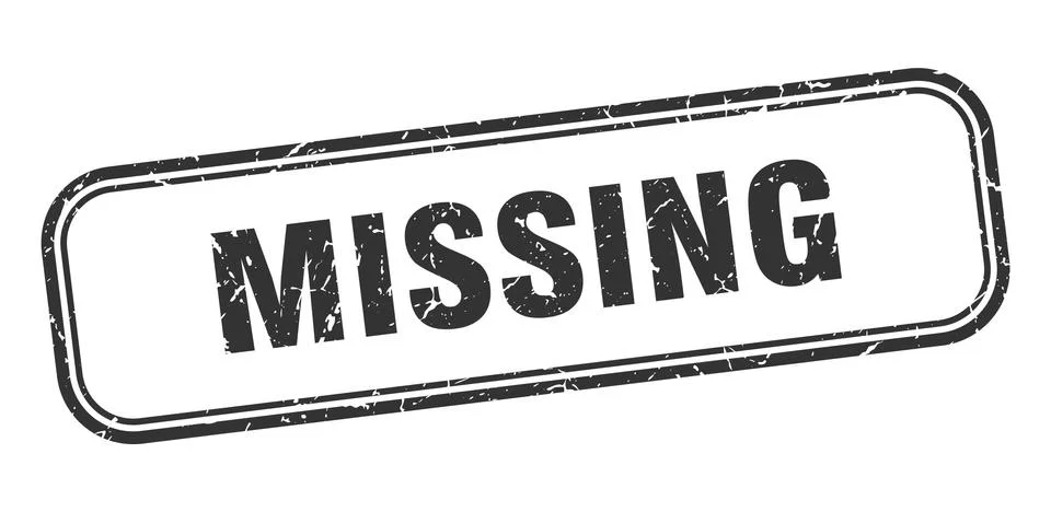 Missing Stock Illustration