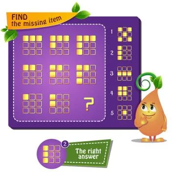 Missing item cubes Illustrazione stock