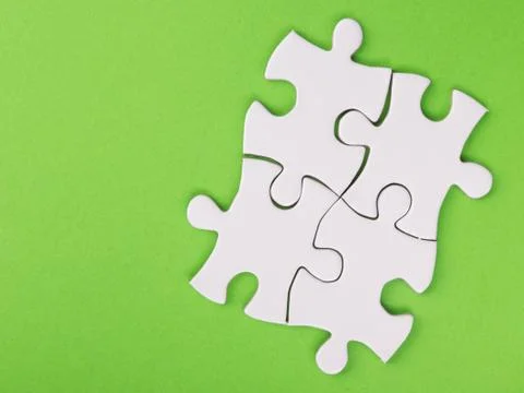 Missing jigsaw puzzle pieces. Business concept. Compliting final task 库存照片