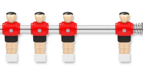 Missing kicker figure Stock Illustration