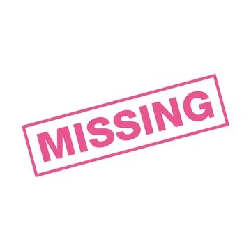 Missing Letter Rubber Stamp Vector Template イラスト素材