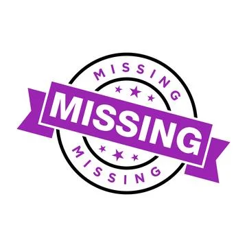 Missing Letter Rubber Stamp Vector Template イラスト素材