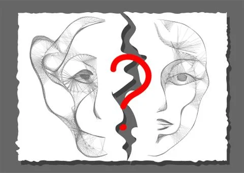 The missing link Stock Illustration