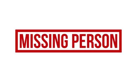Missing Person Rubber Stamp. Red Missing Person Rubber Grunge Stamp Seal Ve.. Illustrazione stock