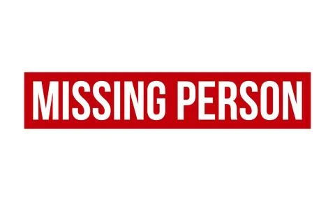 Missing Person Rubber Stamp. Red Missing Person Rubber Grunge Stamp Seal Ve.. Stock Illustration