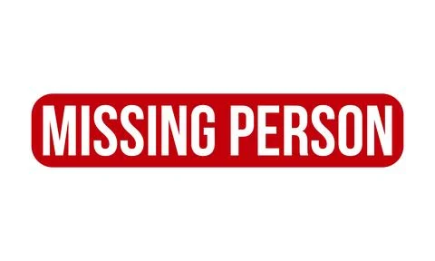 Missing Person Rubber Stamp. Red Missing Person Rubber Grunge Stamp Seal Ve.. Illustrazione stock