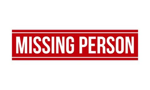Missing Person Rubber Stamp. Red Missing Person Rubber Grunge Stamp Seal Ve.. 스톡 일러스트
